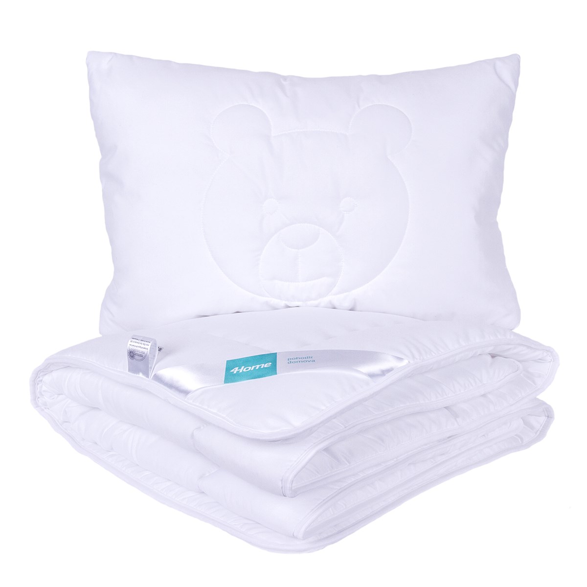 4Home dětský set přikrývky a polštáře Teddy Bear, 90 x 130 cm, 40 x 60 cm