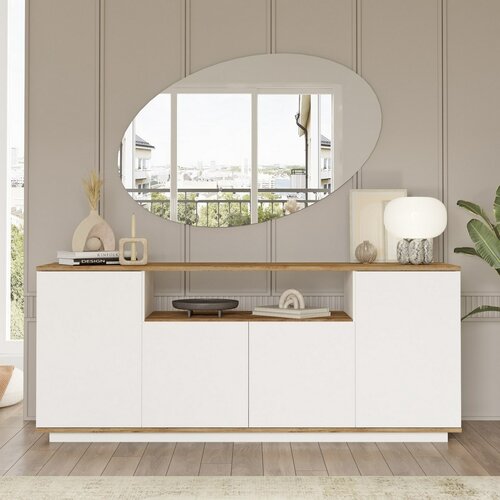Szafka Frau Atlantic Pine and White