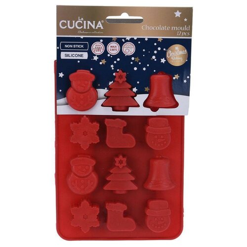 La Cucina Forma silikonowa Christmas, 12 kształtów