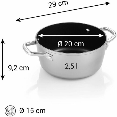 Tescoma Kastról GrandCHEF+ pr. 20 cm, 2,5 l