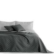 DecoKing Prekriv za postel Axel antracit, srebrna,220 x 240 cm