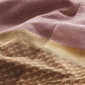 Lenjerie din satin-flanel Bugatti 6068/250,ruginiu/roz, 140 x 200 cm, 70 x 90 cm