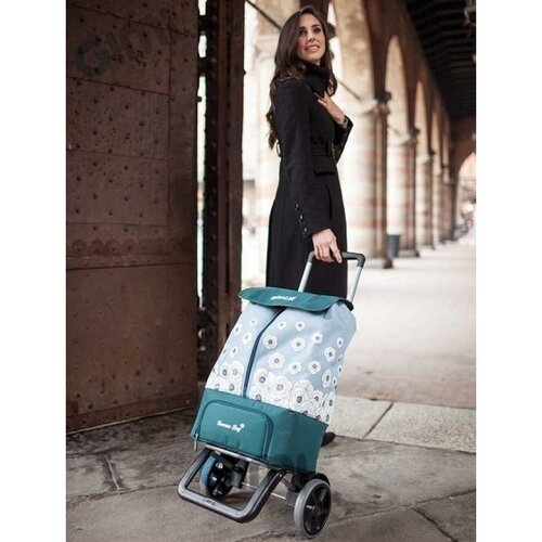 Sacoșă de cumpărături pe roți Kangoo Thermo verde