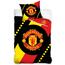 Pościel bawełniana Manchester United Black, 140 x 200 cm, 70 x 80 cm