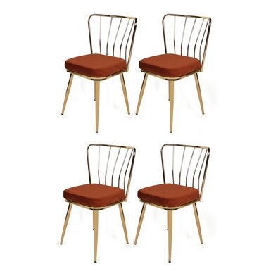 Yildiz Tile Red étkezőszék szett, 4 db