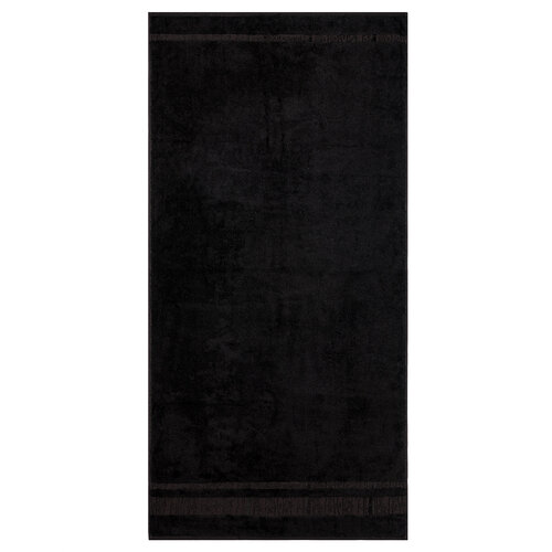 Prosop Bamboo negru, 70 x 140 cm