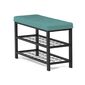 Raft pentru pantofi cu 2 rafturi, verde