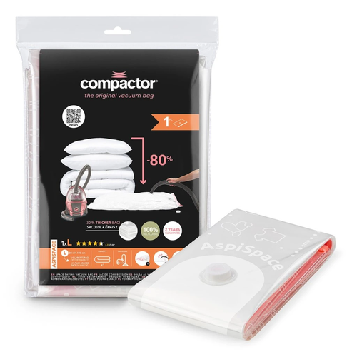 Compactor Вакуумний мішок для зберігання  Bag Aspispace L, 80 x 100 см