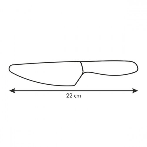 Tescoma Nůž s keramickou čepelí VITAMINO 12 cm, oranžová