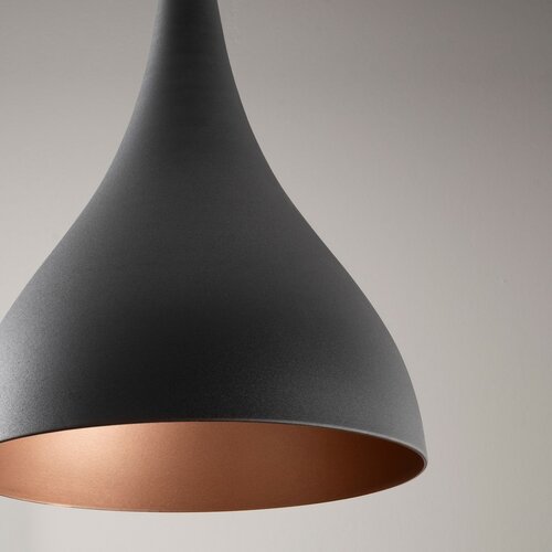 Lampa wisząca Berceste - N-1395, czarna