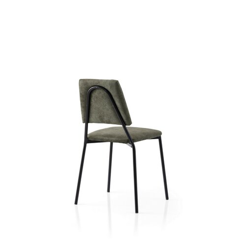 Súprava jedálenských stoličiek Lima Anthracite and Black, 2 ks