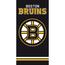 BedTex Osuška NHL Boston Bruins Black, 70 x 140 cm