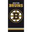 Prosop NHL Boston Bruins Black, 70 x 140 cm