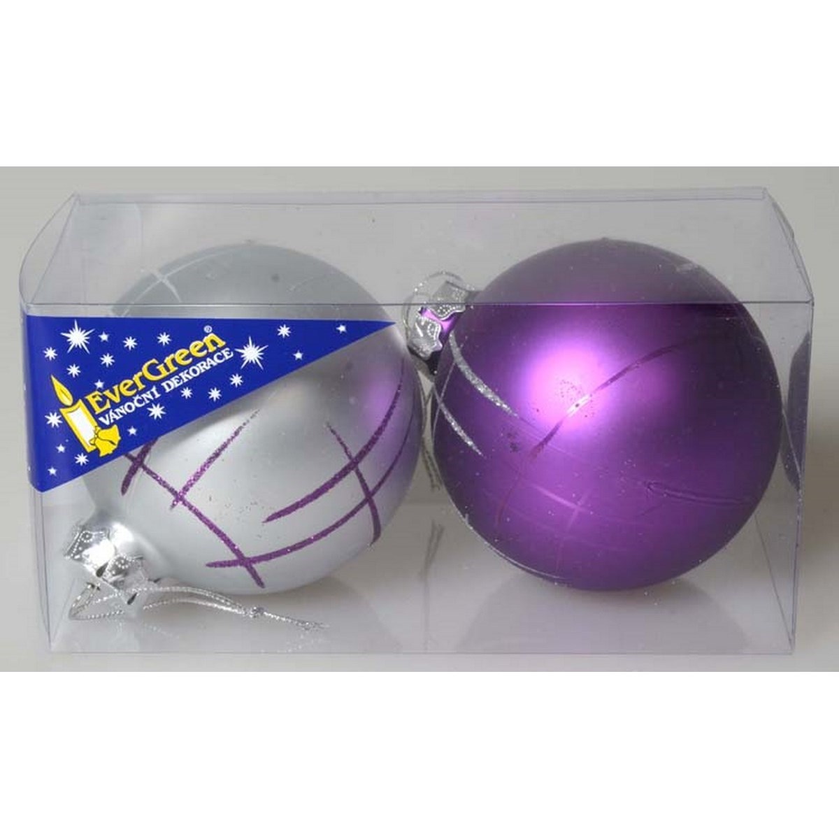 Gule dekor pruhy, pr. 8 cm, sada 2 ks, HTH