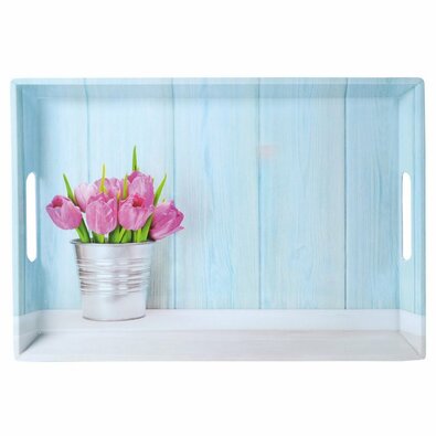 Kesper 77392 Tálca Tulipánok, 50 x 35 x 4,5 cm