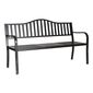 Bancă cu masă de depozitare Happy Green Rea 150 x60 x 85 cm, negru