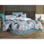 BedTex Lenjerie de pat din bumbac Linna turcoaz, 140 x 200 cm, 70 x 90 cm