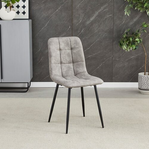Set de scaune de sufragerie Vintage CT-281 GREY3,4 buc.