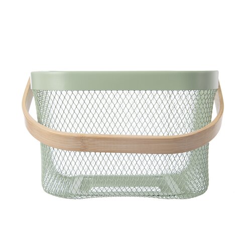 Orion Kosz druciany Greenish, 27 x 24,5 x 16,5 cm