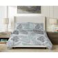 Lenjerie de pat Matex Satin frunze gri , 140 x 200 cm, 70 x 90 cm