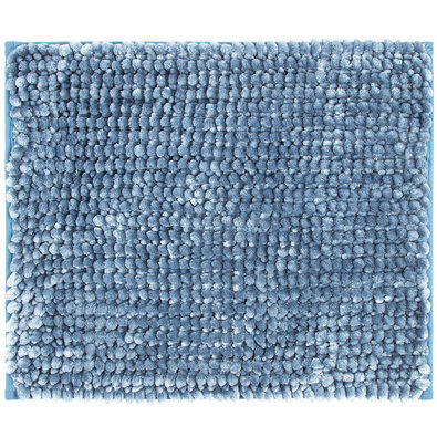 Килимок для ванної кімнати Ella micro blue , 40 x50 см