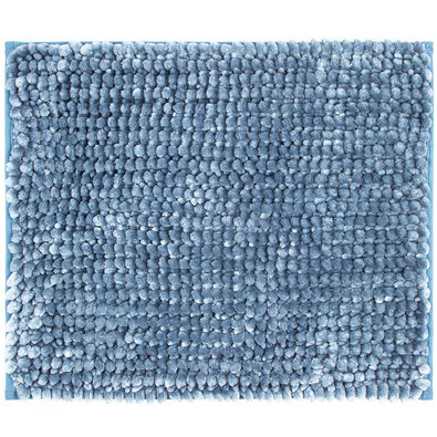 Kúpeľňová predložka Ella micro modrá , 40 x 50 cm