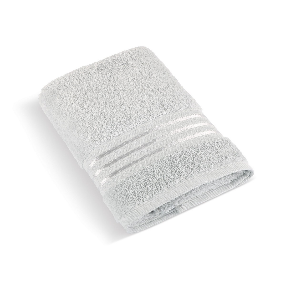 Levně Bellatex Froté ručník kolekce Linie světle šedá, 50 x 100 cm
