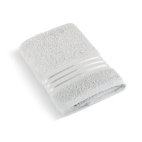 Bellatex Frotte ręcznik kolekcja Linie jasnoszary, 50 x 100 cm