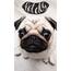 Ręcznik dziecięcy Pies Mops Hot Dog, 30 x 50 cm