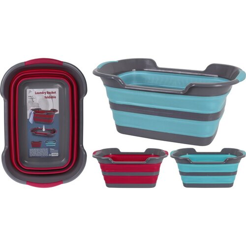 Składany kosz na bieliznę, 60 x 40 x 27,5 cm