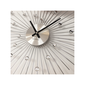 Nástěnné hodiny Lavvu Crystal Sun LCT1070 stříbrná, pr. 49 cm