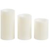 LED-Kerzenset Glaze, 3 Stückweiß  ,