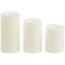LED-Kerzenset Glaze, 3 Stückweiß  ,