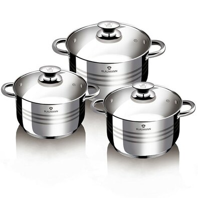 Blaumann 6 részes edénykészlet Gourmet Line