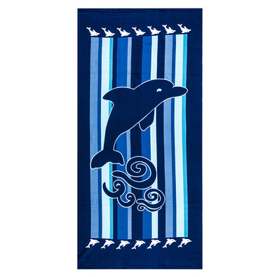 Ręcznik plażowy Delfin, 70 x 150 cm