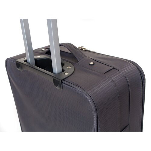 Pretty UP Sada cestovních textilních kufrů TEX01 3 ks, šedá