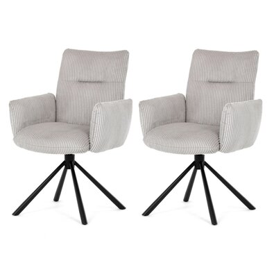 Sada jídelních židlí s vratným mechanismem DCH-D1332 CRM2, 2 ks