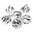 Set de decorațiuni de Crăciun Silver shine, 6bucăți, diametru 8 cm, plastic