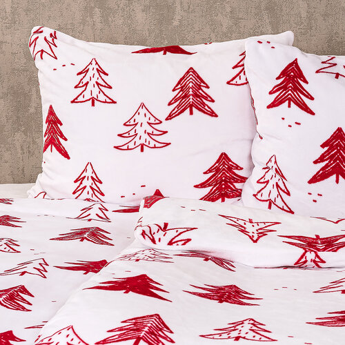 4Home Bettwäsche Mikroflanell Trees, 140 x 200 cm, 70 x 90 cm