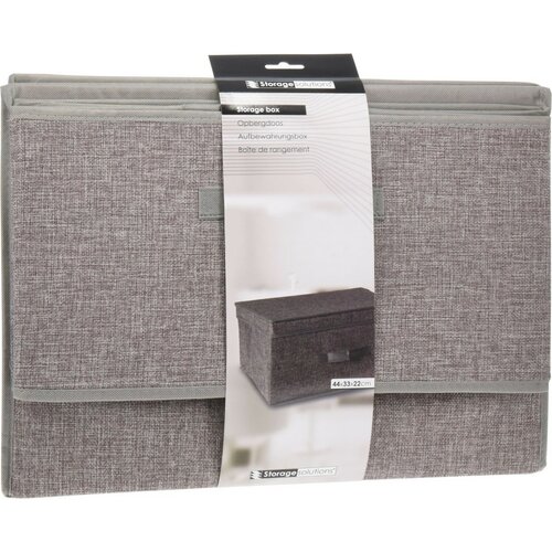 Skládací úložný box s odklopným víkem 44 × 33 × 22 cm