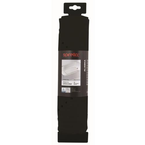 Spirella Suport antiderapant pentru cadă ALASKA,negru, 71 x 36 cm