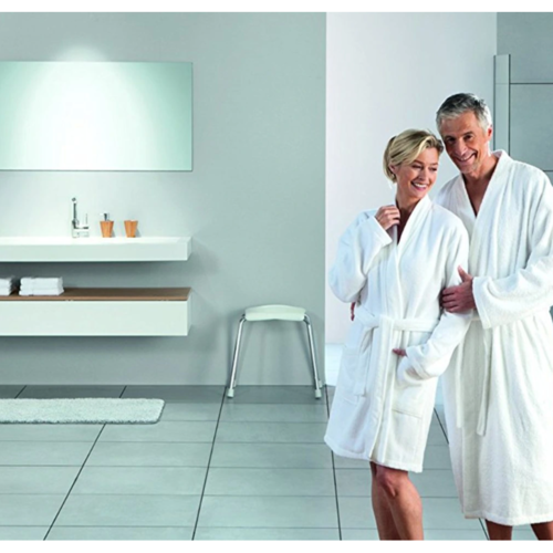 Spirella Összecsukható zuhanyzószék SITZ, fehér,47 cm