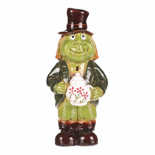 Gartendekoration Wassermann stehend, Keramik, 9 x 9 x 24 cm