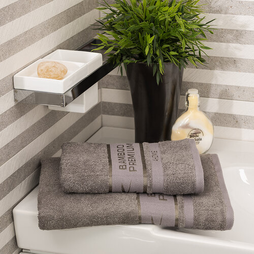 4Home Банний рушник Bamboo Premium сірий, 70 x 140 см