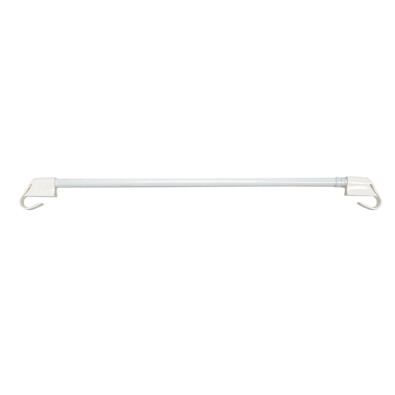 Vitrajna palica, bela, 45 - 75 cm
