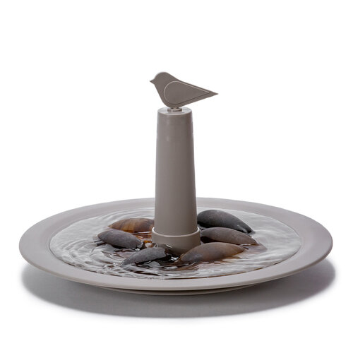 Plastia Napájadlo pre vtáky Finch, sivá