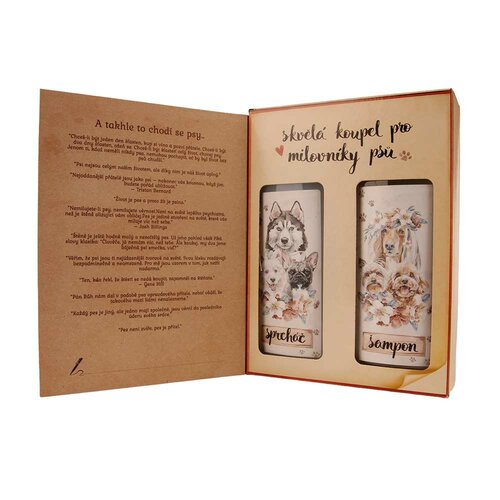 Bohemia Gifts Kozmetikai szett könyv - Kutyaszerelem