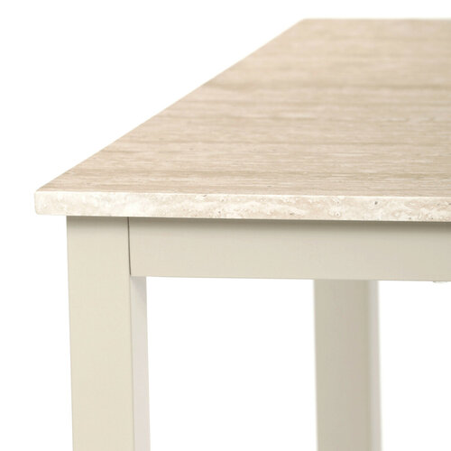 Jídelní stůl BLOCK Travertine, 110 × 70 × 75 cm