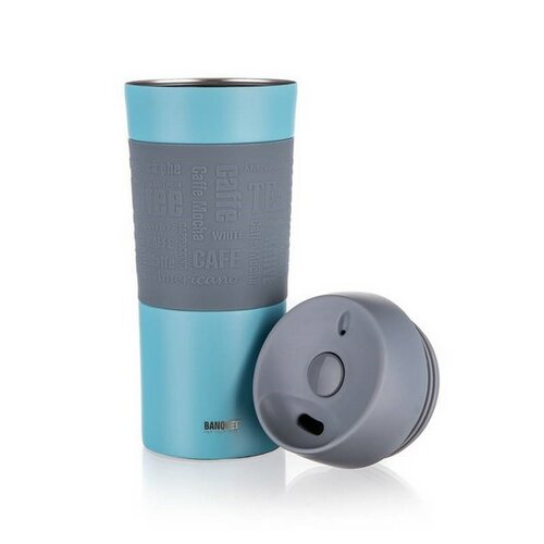 Banquet Reisebecher MATTY 400 ml, blau