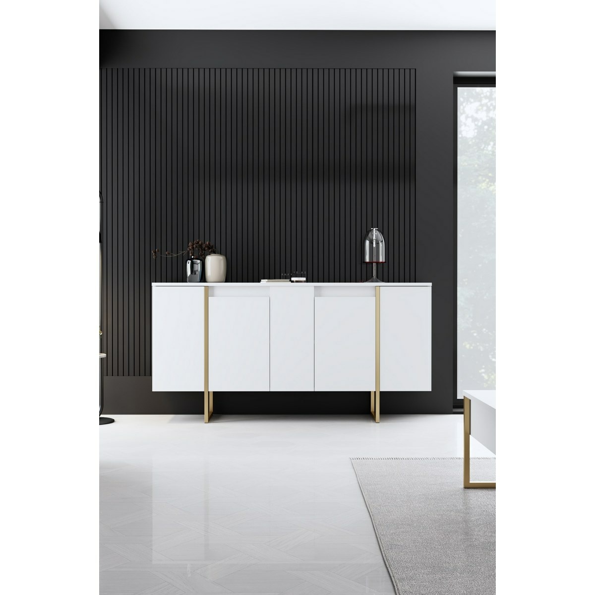Skrinka Luxe White and Gold